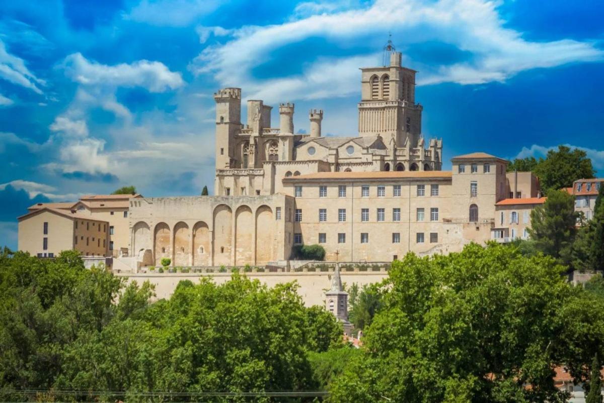 T2 Cathedrale & Torre Ventosa - Central - Clim - Wifi - Balcon - Free Parking Sur Demande Béziers Dış mekan fotoğraf